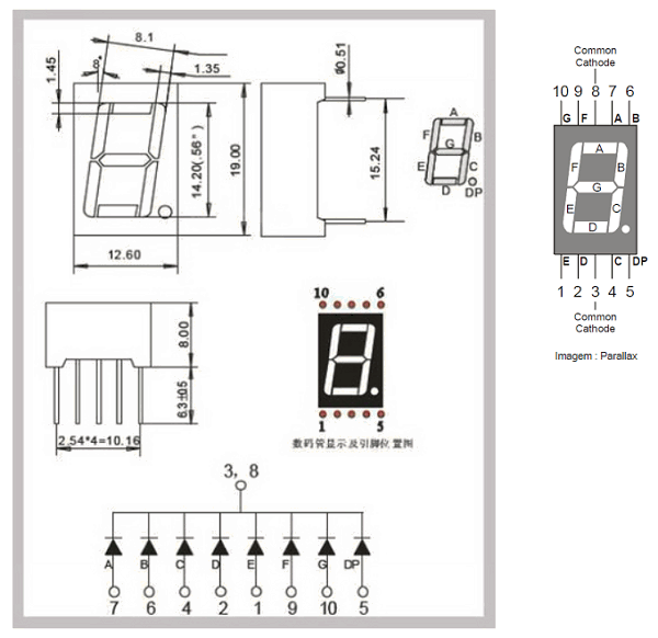 download led pinout