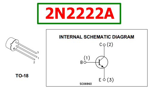 2N2222A Datasheet - Vceo=40V, Ic=800mA, NPN Transistor - ST