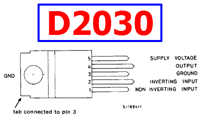 D2030 - 14W Hi-Fi Audio Amplifier - Silicore - DataSheetGo.com