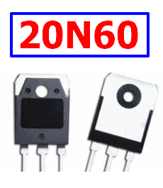 20N60 Datasheet PDF ( Pinout ) - 600V N-CHANNEL POWER MOSFET
