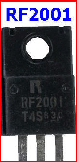 RF2001 recovery diode