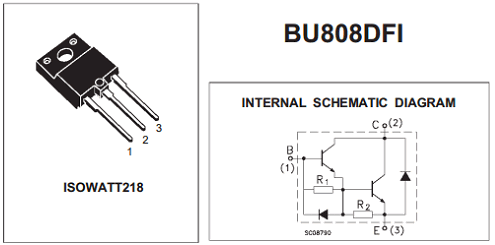 BU808DFI datasheet
