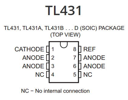 TL431 pinout