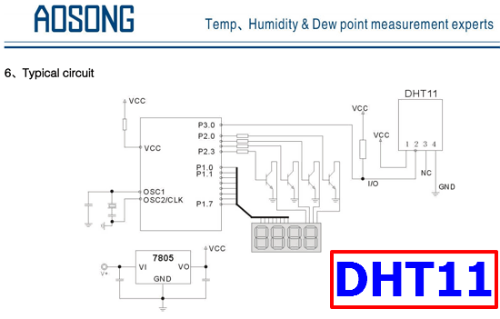 DHT11 datasheet circuit