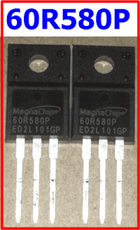 60R580P mosfet