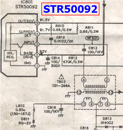STR50092 circuit