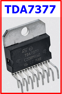 TDA7377 power amplifier
