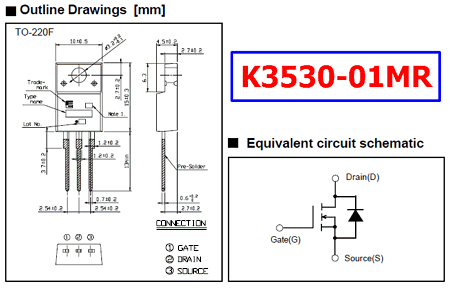 K3530-01MR datasheet pinout