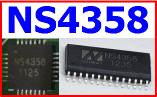 NS4358 audio amplifier