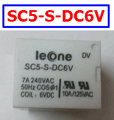 SC5-S-DC6V relay datasheet