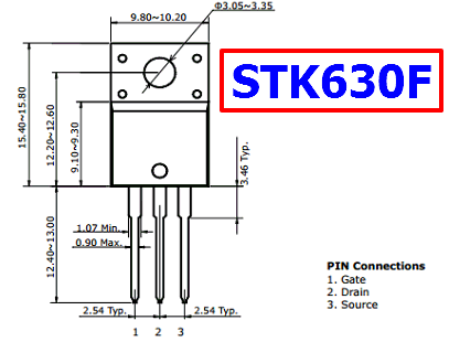 STK630F datasheet pinout