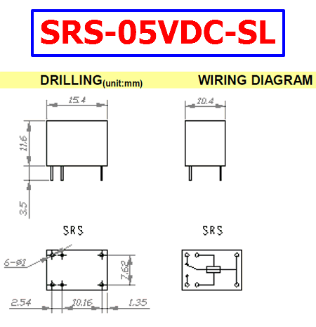 SRS-05VDC-SL relay