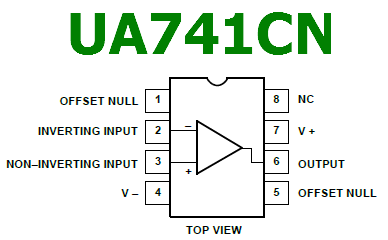 10 Pièces Ampli-op UA741CN / LM741 - Circuit Intégré DIP-8 - Pour Projets électroniques DIY