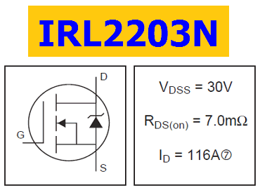 IRL2203N pinout