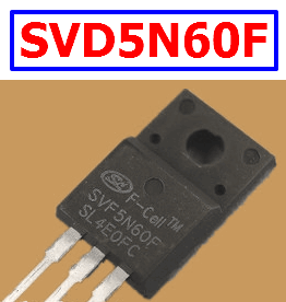 SVD5N60F datasheet MOSFET
