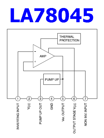 LA78045 pinout