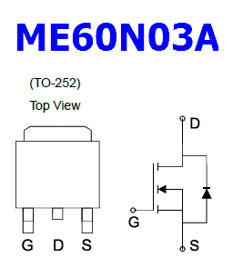 ME60N03A pinout
