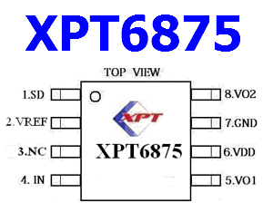 XPT6875 pinout