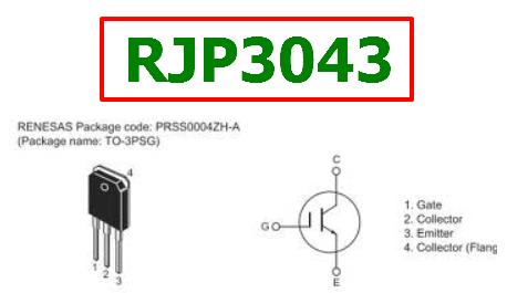 RJP3043 pinout