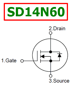 SD14N60 pinout