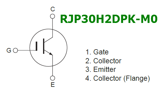 RJP30H2DPK-M0 pinout igbt