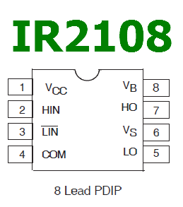 IR2108 pinout