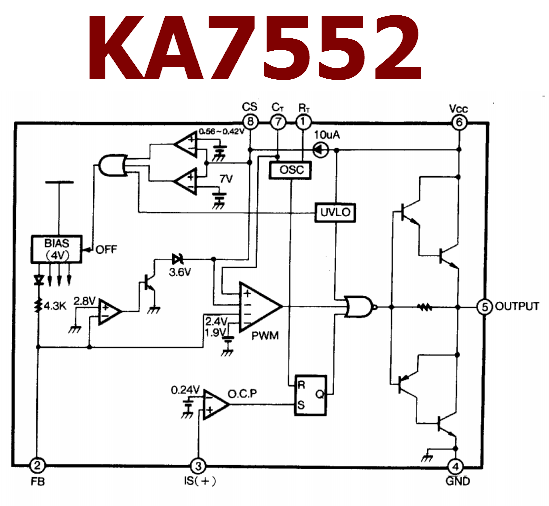 KA7552 block diagram