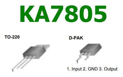 KA7805 datasheet pinout