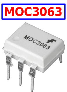 MOC3063 TRIAC Driver Optocoupler