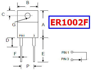 ER1002F datasheet rectifier
