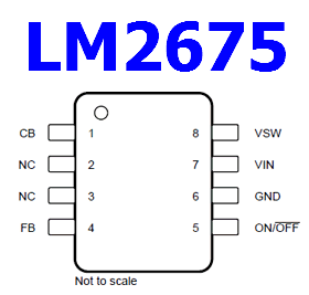 LM2675 datasheet pinout