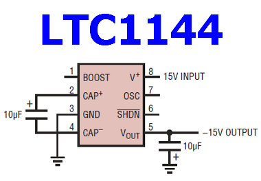 LTC1144 datasheet pinout