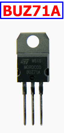 BUZ71A MOSFET TO220 – 4 Pieces, ST / Siemens, Universal Main Board Replacement