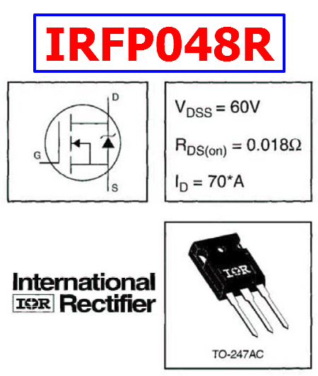 IRFP048R mosfet transistor