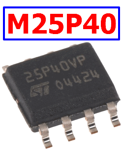 M25P40 flash memory