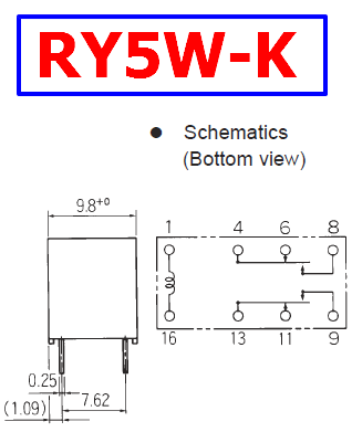 RY5W-K pinout