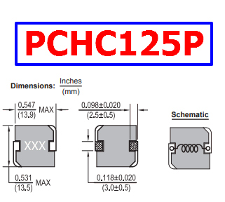 PCHC125P inductor