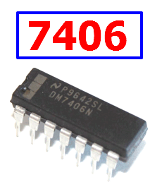7406 hex inverter buffer