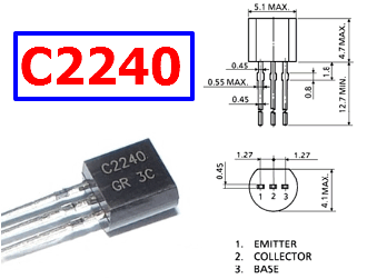 C2240 transistor pinout
