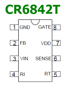 Cr6842t схема блока питания CR6842T Datasheet Meta Search