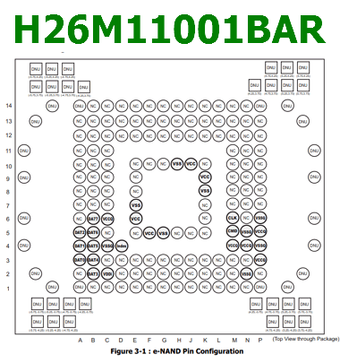H26M11001BAR pinout