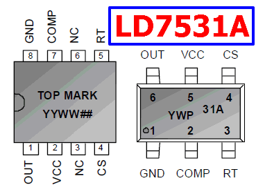 LD7531A datasheet controller