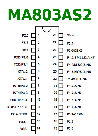 MA803AS2 pinout