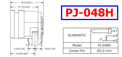 PJ-048H pinout schematic