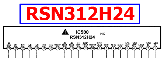 RSN312H24 Datasheet PDF - Audio Power Module - Panasonic