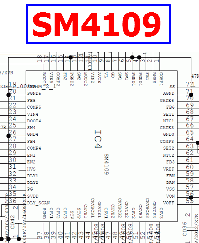 SM4109 datasheet pinout