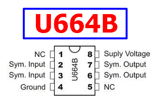 U664B datasheet pinout