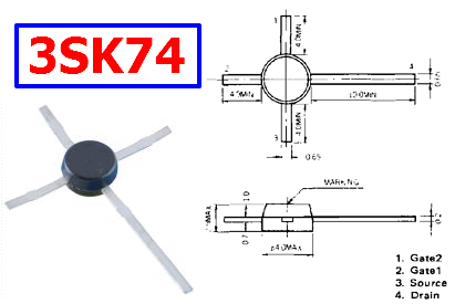 3SK74 mosfet transistor