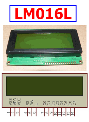 LM016L datasheet LCD