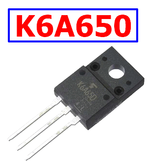 K6A650 transistor datasheet mosfet TK6A65D